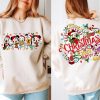 2 Sided Mickeys Very Merry Christmas Party 2024 Shirt Disney Santa Mickey And Friends Group Christmas Lights Shirt Disneyland Xmas Tee 3