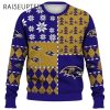 2024 Baltimore Ravens Ugly Sweater Christmas 2 2