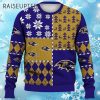 2024 Baltimore Ravens Ugly Sweater Christmas 4 4