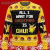 All I Want Pikachu Pokemon Ugly Christmas Sweater