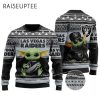 Baby Yoda Raiders Light Up Ugly Sweater Raiseuptee 2 2