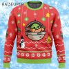 Baby Yoda Star Wars Ugly Christmas Sweater Red 1 1