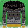 Batmans Ugly Christmas Sweater Black 3 3