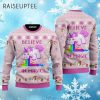 Believe In Magic Pink Unicorn Christmas Sweater 4 4