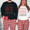 Bend Over and Ill Show You Christmas Couple T Shirt