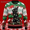 Black Cat Light Christmas Ugly Christmas Sweater 5 5