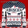 Busch Light Apple Beer Christmas Ugly Sweater 5 5