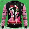 Candy Cane Flamingo Christmas Ugly Sweater 3 3