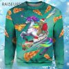 Cat Riding 3D Unicorn Ugly Christmas Sweater 4 4