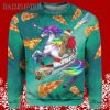 Cat Riding 3D Unicorn Ugly Christmas Sweater 5 5