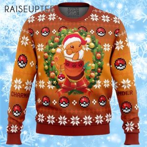 Charmander Pokemon Ugly Christmas Sweater