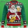 Cheers to Santa And Beer Ugly Christmas Sweater 3 3