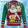 Cheers to Santa And Beer Ugly Christmas Sweater 4 4