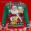 Cheers to Santa And Beer Ugly Christmas Sweater