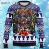 Christmas Tree Baltimore Ravens Ugly Christmas Sweater 4 4