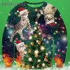 Christmas Tree Cat Ugly Christmas Sweater 3 3