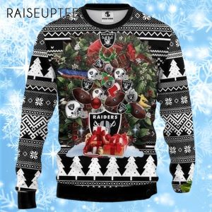 Christmas Tree Oakland Raiders Ugly Sweater