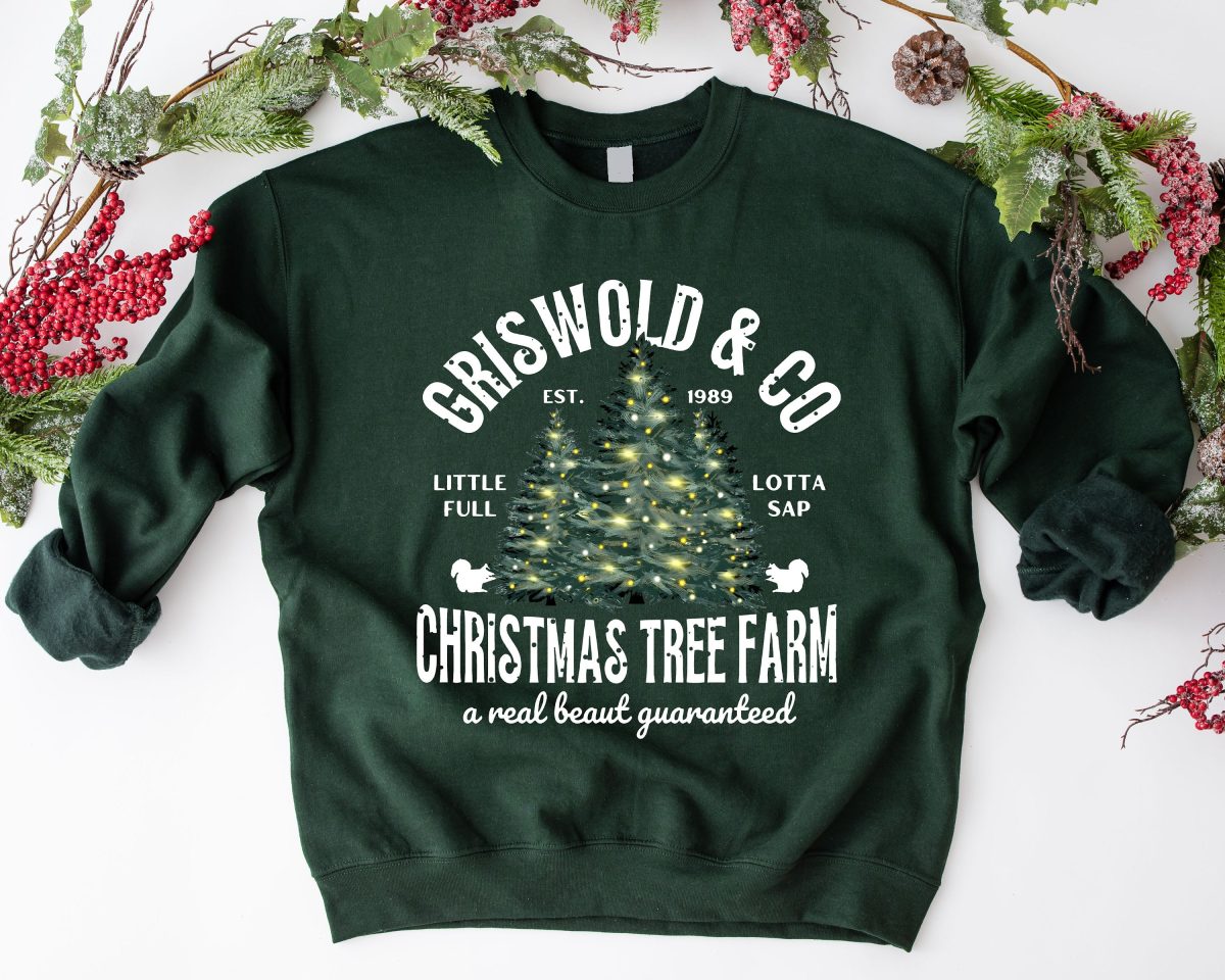 Christmas Tree Sweatshirt Griswolds Tree Farm Since 1989 Crewneck Xmas Family Gift Holiday Spirit Shirt Little Full Lotta Sap 3 scaled