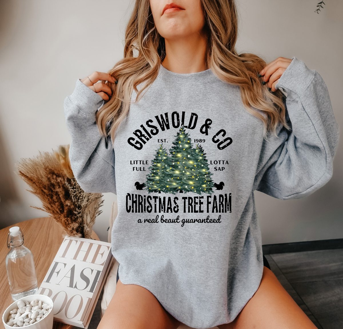 Christmas Tree Sweatshirt Griswolds Tree Farm Since 1989 Crewneck Xmas Family Gift Holiday Spirit Shirt Little Full Lotta Sap 8 scaled