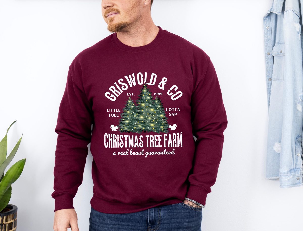 Christmas Tree Sweatshirt Griswolds Tree Farm Since 1989 Crewneck Xmas Family Gift Holiday Spirit Shirt Little Full Lotta Sap 9 scaled