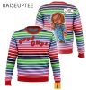 Chuckie Doll Good Guys Ugly Christmas Sweater Chucky Good Guy Sweater Chucky Striped Sweater 2 2