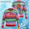 Chuckie Doll Good Guys Ugly Christmas Sweater Chucky Good Guy Sweater Chucky Striped Sweater 4 4