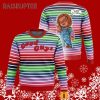 Chuckie Doll Good Guys Ugly Christmas Sweater Chucky Good Guy Sweater Chucky Striped Sweater 5 5