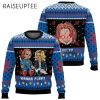 Chucky Ugly Sweaters Chucky Ugly Christmas Sweater Chucky And Tiffany Sweater 2 2