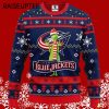 Columbus Blue Jackets Grinch Ugly Funny Christmas Sweaters 5 5