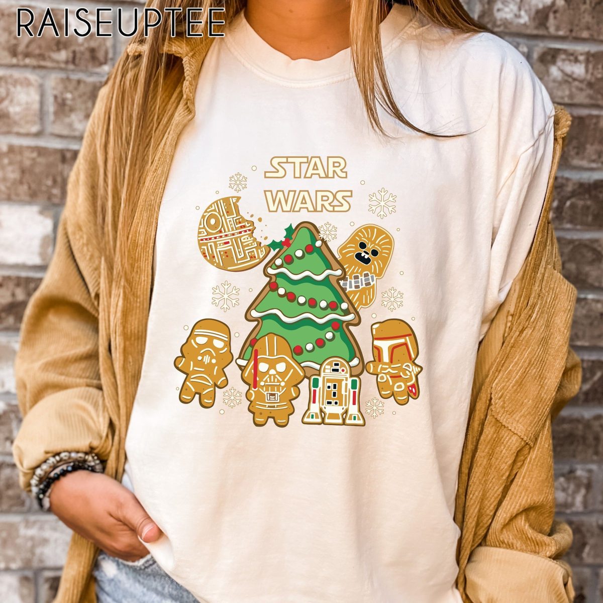 Comfort Colors(r) Star Wars Gingerbread Shirt Christmas Gingerbread T Shirt Christmas Cookie Shirt Christmas Tree Shirt Star Wars Gift 1 scaled