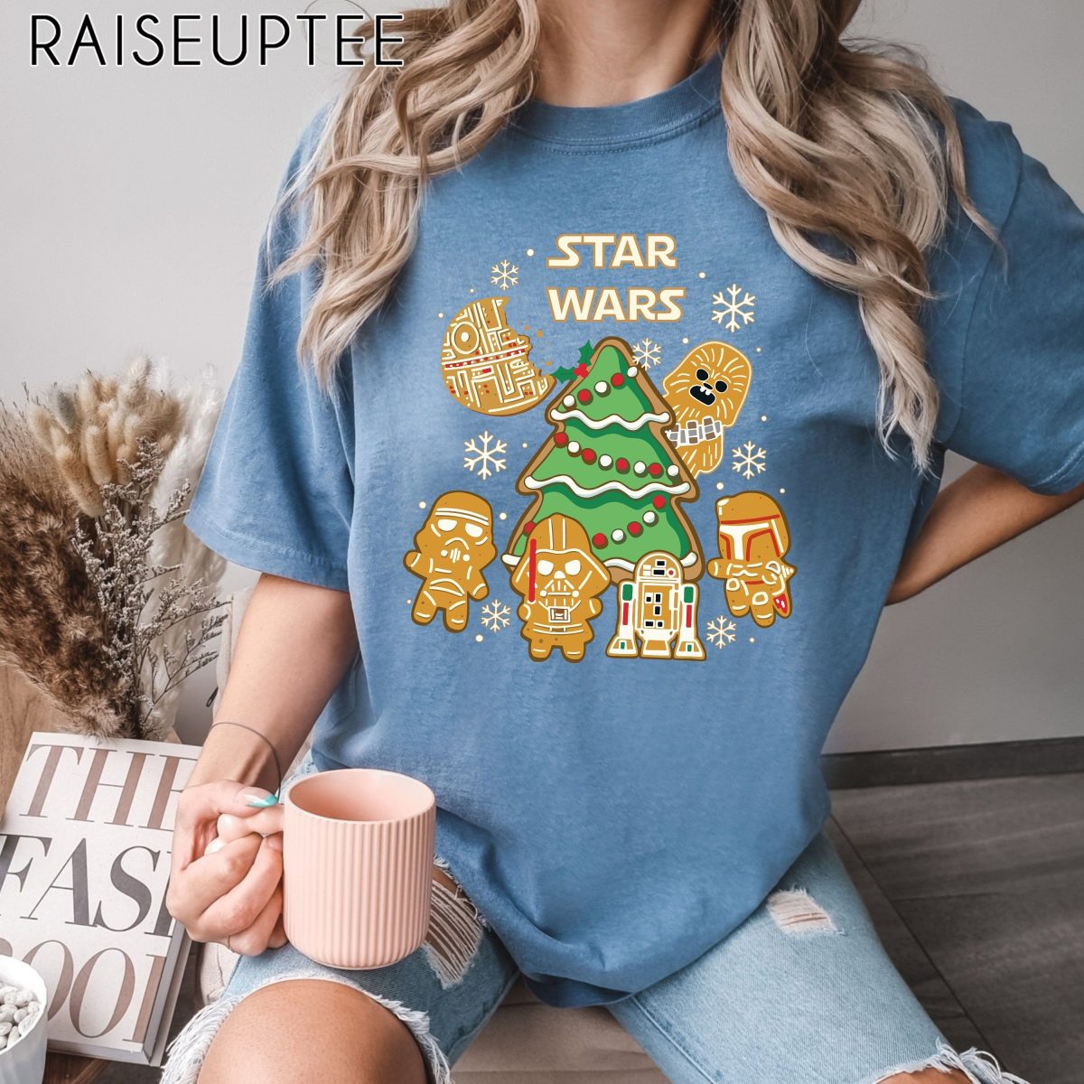 Comfort Colors(r) Star Wars Gingerbread Shirt Christmas Gingerbread T Shirt Christmas Cookie Shirt Christmas Tree Shirt Star Wars Gift 4 scaled