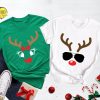 Couple Reindeer Love Shirts, Christmas Holiday Tee, Funny Couples Christmas Shirts