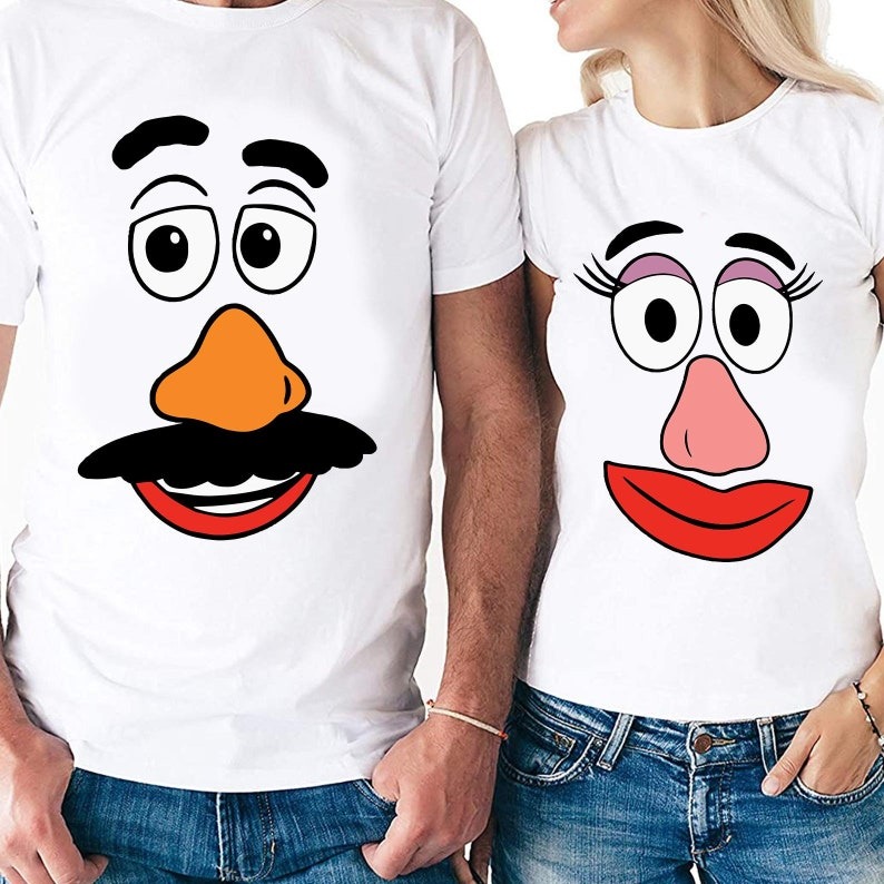 Couples Matching Christmas Shirts Raiseuptee, Mr And Mrs Potato Head Couples Shirt