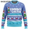 Cuddly as a Cactus Ugly Grinch Christmas Sweaters 2 2