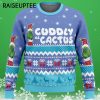 Cuddly as a Cactus Ugly Grinch Christmas Sweaters 3 3