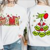 Custom Christmas Mama Kids Names Sweatshirt Christmas Grinch Mama CrewneckGrinchmas Grandma Gift SweatshirtStunk Stink Stank Mama Sweater 1