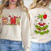 Custom Christmas Mama Kids Names Sweatshirt Christmas Grinch Mama CrewneckGrinchmas Grandma Gift SweatshirtStunk Stink Stank Mama Sweater 2