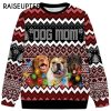 Custom Dog Mom Funny Ugly Christmas Sweaters For Women 2 2