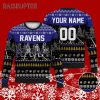 Custom Walking Abbey Road Baltimore Ravens Christmas Sweater 5 5