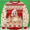 Cute Golden Retriever Dog Ugly Christmas Sweater 3 3