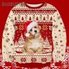 Cute Golden Retriever Dog Ugly Christmas Sweater 5 5