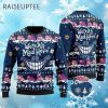 Disney Alice In Wonderland Ugly Cheshire Cat Smile Ugly 3D Sweater 4 4