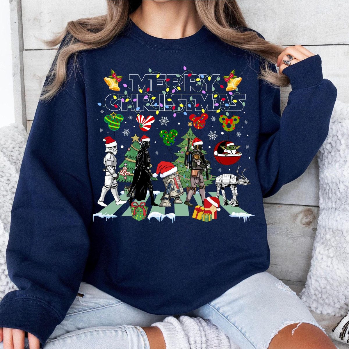 Disney Star Wars Merry Christmas Sweatshirt1