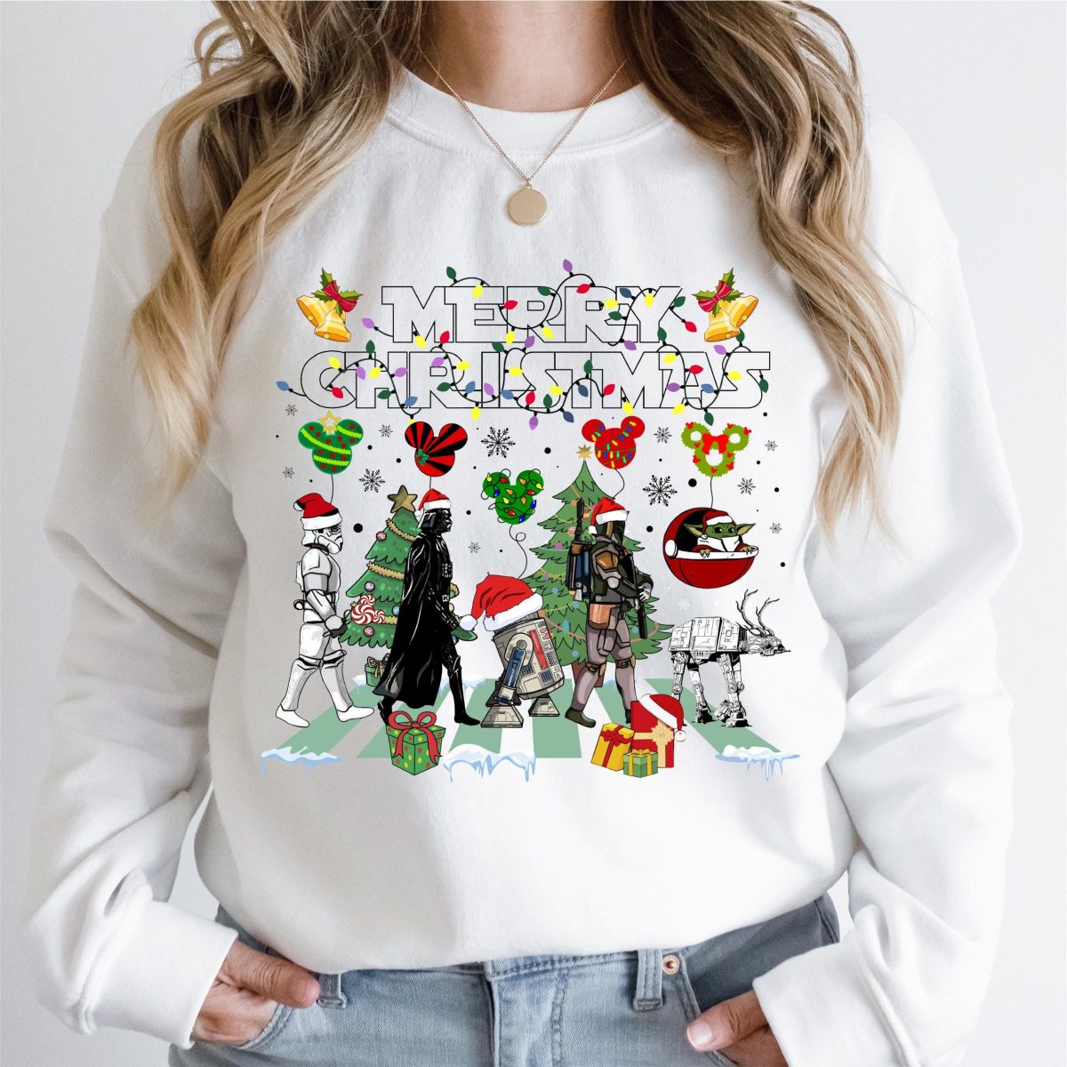 Disney Star Wars Merry Christmas Sweatshirt2