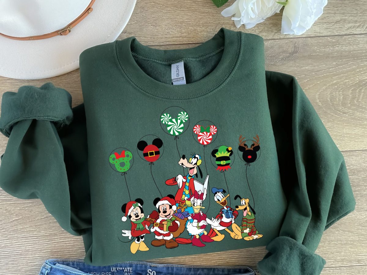 Disney World Mickey And Friends Christmas Sweatshirt Christmas Mickey Mouse TShirt Christmas Family Disney Vacation Sweater Xmas Gift 3 scaled