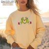 Embroidered Grinch Christmas Heart Sweatshirt Grinch Love Sweatshirt Christmas Grinch Crewnecks Christmas Family 2024 Sweatshirts 10