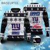 Ever Upwards New York Giants Christmas Ugly Sweater Black 4 4