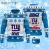 Ever Upwards New York Giants Christmas Ugly Sweater Blue 1 1