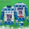 Ever Upwards New York Giants Christmas Ugly Sweater Blue 3 3