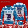 Ever Upwards New York Giants Christmas Ugly Sweater Blue 5 5